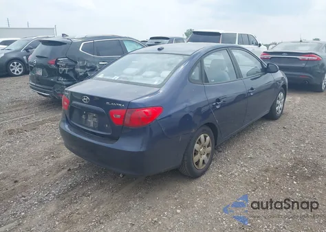 2008 Hyundai Elantra Gls/Se from USA, damaged, VIN KMHDU46D98U516297